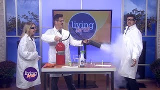 Disappearing Ink using CO2 Fire Exinguisher! WDTN NBC  | Mister C TV