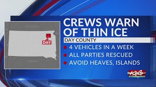 Day Co. officials warn of thin ice after multiple rescues