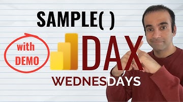 DAX Function SAMPLE | Learn How to Use SAMPLE | DAX Wednesdays #powerbi #lowcodenocode