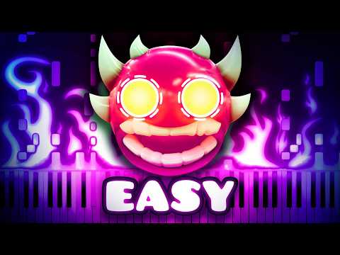ORBIT - Geometry Dash | EASY Piano Tutorial