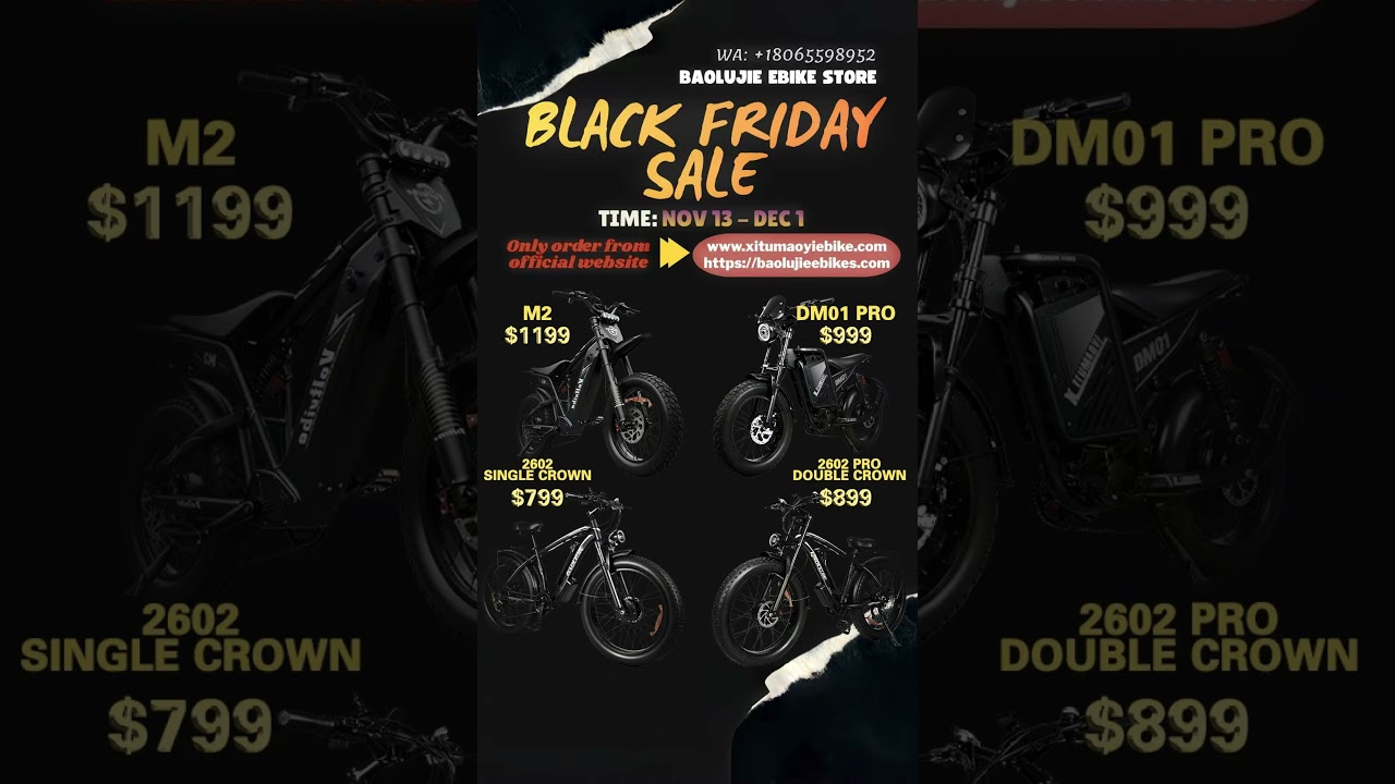 Black Friday Vibes at BAOLUJIE_STORE⚡️ — grab it before it’s gone!  