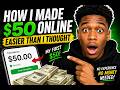 How I Made My First $50 Online (Easier Than I Thought)