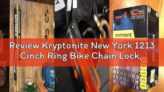 Review Kryptonite New York 1213 Cinch Ring Bike Chain Lock, 4.2 Feet Long Heavy Duty Anti-Theft Sold