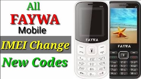 FAYWA Mobile imei change•|How to change faywa mobile imei change