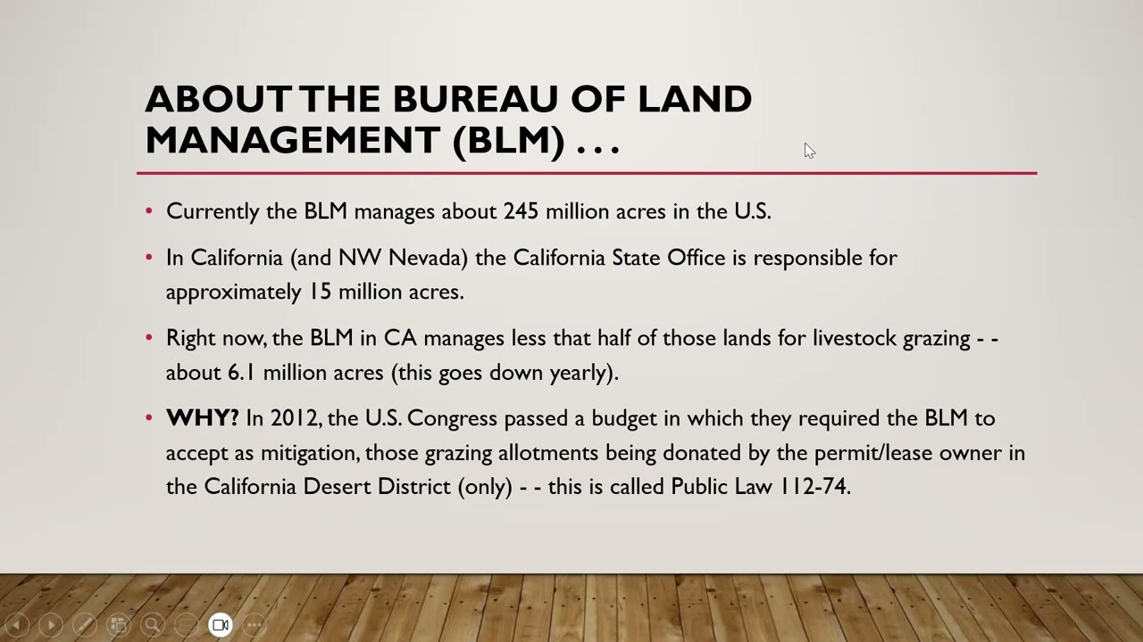 Bureau of Land Management & 30x30