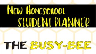 New Homeschool Student Planner!