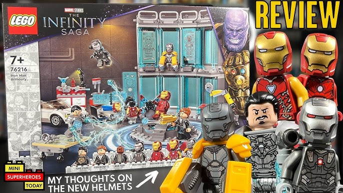 LEGO Marvel Iron Man Armory (76216) - 2022 Set Review - YouTube