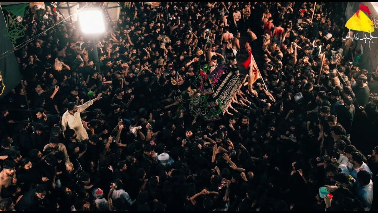 28 Safar Mochi Gate 2025-1447H | Taboot Imam Hassan Mujtaba (AS) | Masjid Wazir Khan | Drone View |
