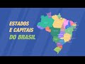 Mapa dos estados e capitais do brasil