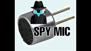 ||How To Make Spy Microphone||   Spy Mic At Home @Random DIY