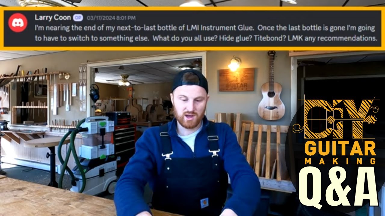 Q&A Purfling Depth, Instrument Glue Mold Making and