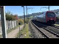 Bahnverkehr in Oberrieden Dorf (04.04.2025)