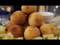 POLPETTE Salate DI RICOTTA AL LIMONE e formaggio POLPETTE RIPIENE DI MOZZARELLA