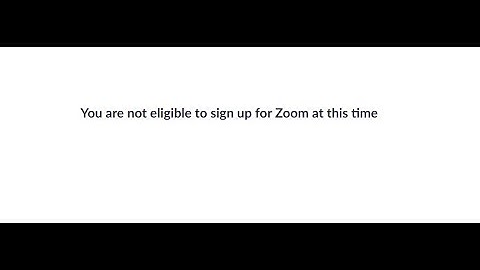How to fix you are not eligible to sign in| in Zoom| tips n tricks|