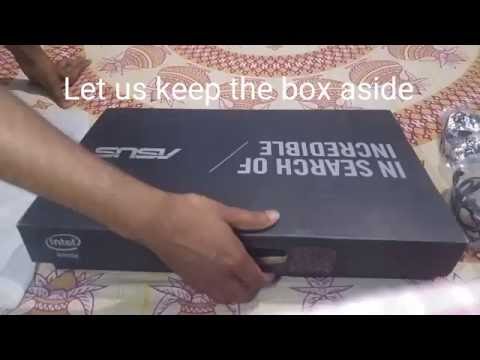 Asus K555LJ-XX135D unboxing indian retail unit