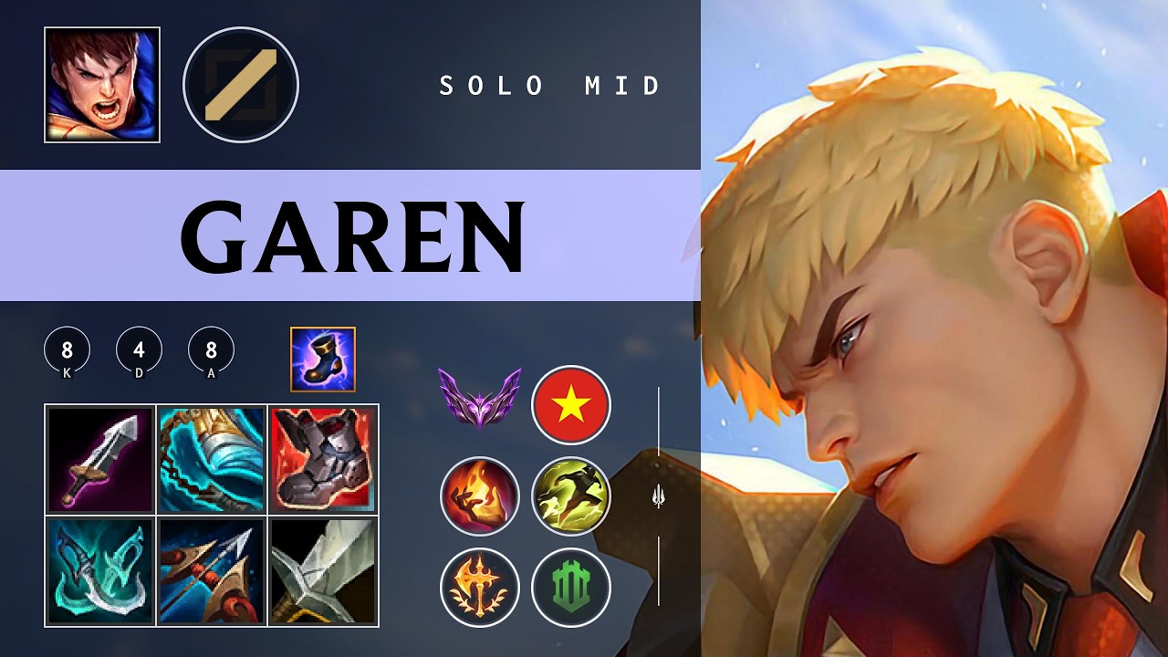 Garen Mid vs Katarina - VN Master Patch 26.04