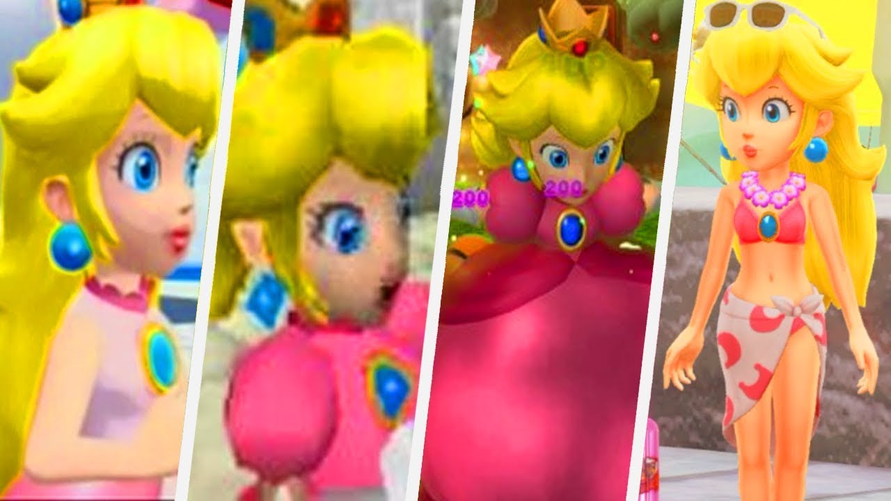 Evolution of Princess Peach in Super Mario 3D Games (1996 - 2017) - YouTube...