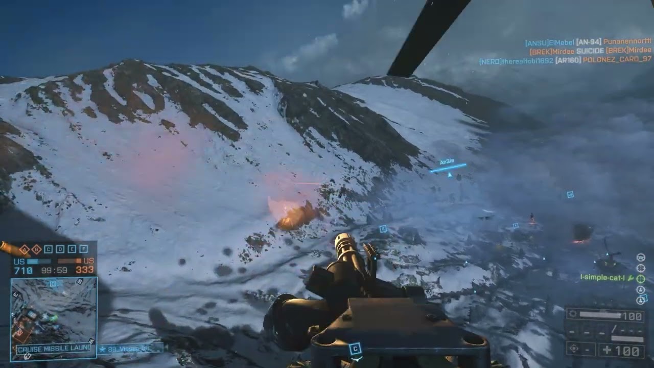 Battlefield 4 - destroying Cruise Missile, Launch Pod, UCAV / Flashbang kill