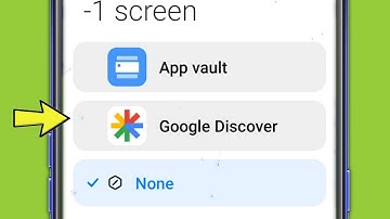 App Vault & Google Discover Setting  -1 Screen Redmi Note 11 Pro