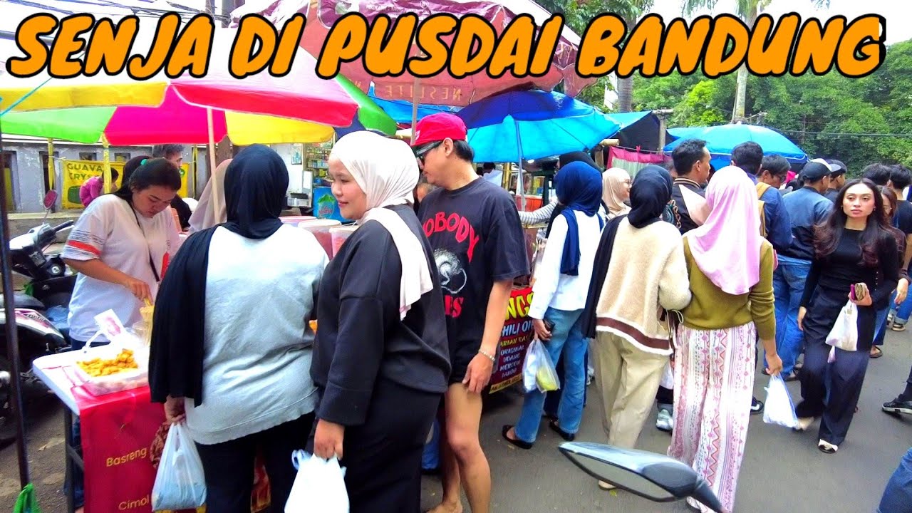 BERBURU TAKJIL DI PUSDAI BANDUNG‼️Gerimis tipis yang Penting Nikmat