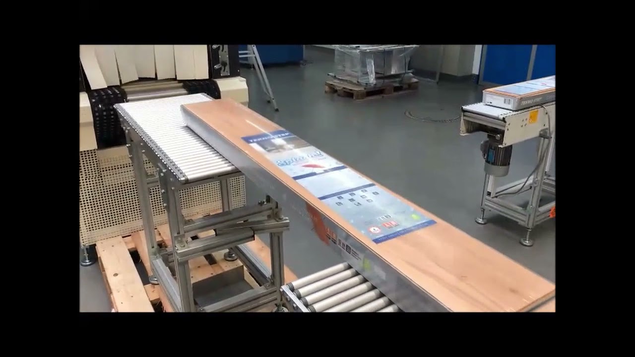 BVM Schlauchbeutelmaschiene für Profile, Laminatböden und lange Produkte (Baustoffindustrie)