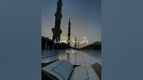 سورة السجدة #سورة_السجدة #القرآن_الكريم