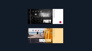 CSS Info Card Hover Effects | Html & CSS