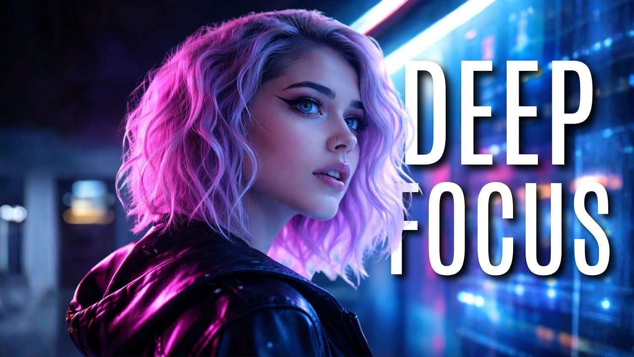 DARK CYBERPUNK FOCUS MUSIC // Deep Coding & Hacker Vibes [No Vocals]