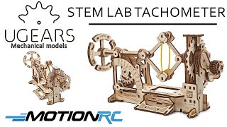 UGears STEM LAB Tachometer Mechanical 3D Wooden Model Kit | Motion RC