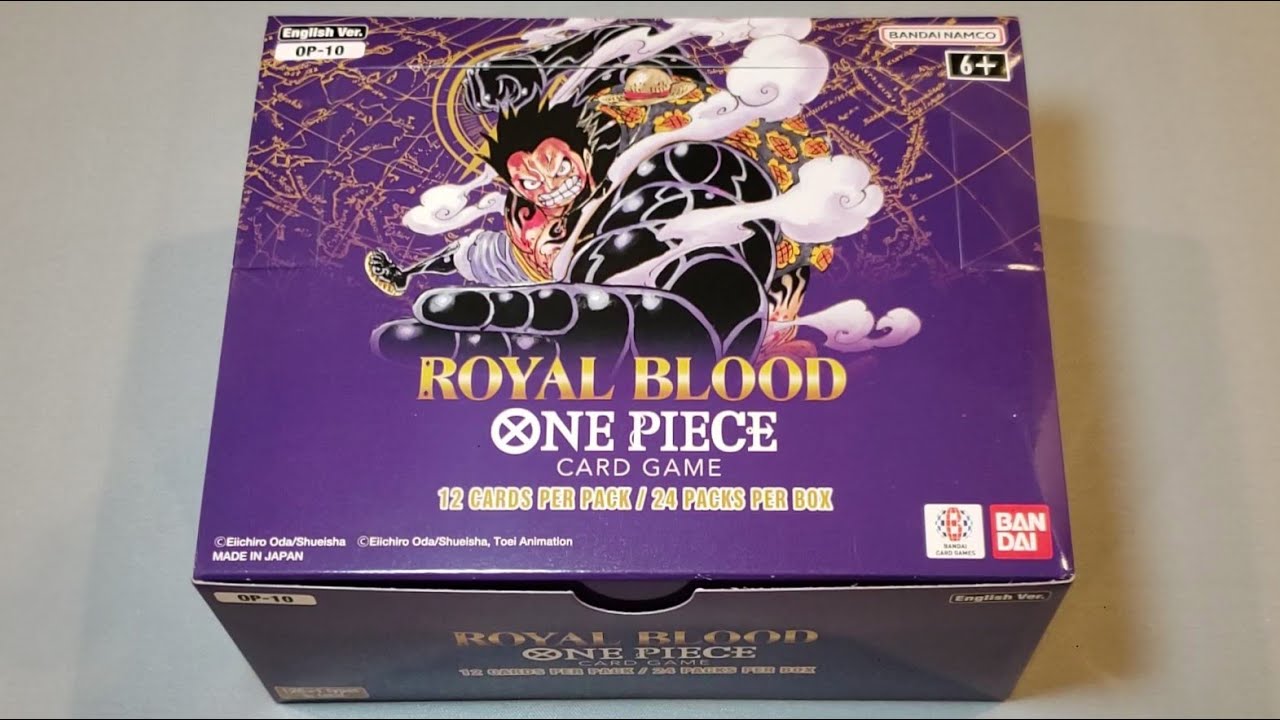 One Piece OP-10 Royal Blood Booster Box Opening