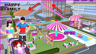 MAP UPDATE: Triangle Rollercoaster and Magical Baby Amusement Park in Sakura School Simulator screenshot 2