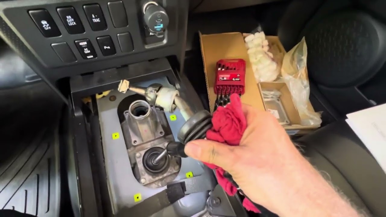 TRD short through shifter install 2014 FJ Cruiser