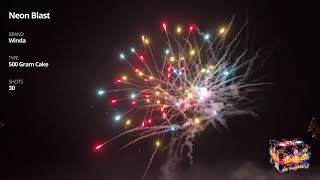 Neon Blast - 30 shot 500 Gram Cake - Winda