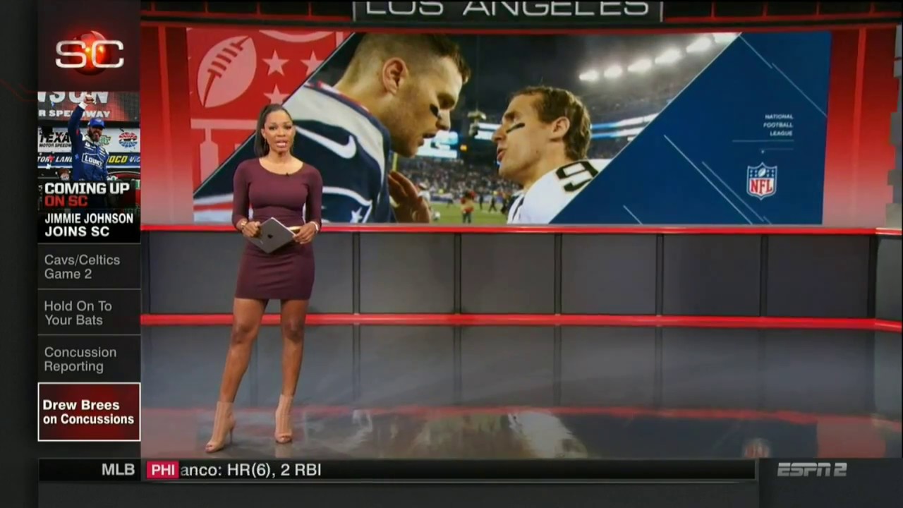 The Show-off Cari Champion Oiled up Legs | ESPN