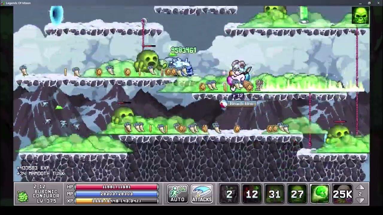 IdleOn Farming Crystals in W3 / Mamooths! Statue madness! 2