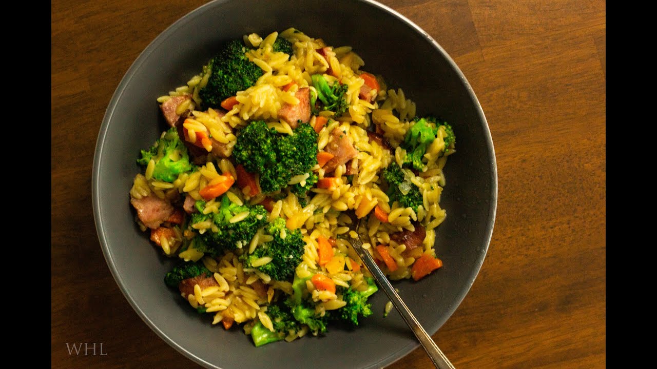 Broccoli Sausage Orzo (Orzo Pasta cu Broccoli si Carnati Afumat) | Quick and Easy | 30 Minute Meals