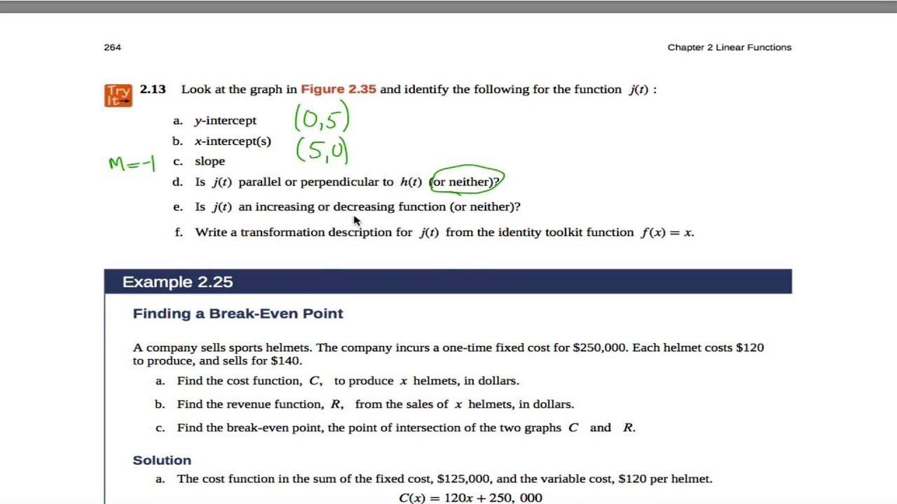 OpenStax PreCalculus Try It 2.13 - YouTube