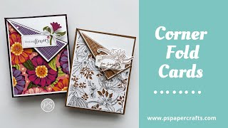 How to make a Corner Fold Card