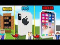Minecraft iPhone Challenge: Noob vs Pro vs Hacker! | Vito vs Bella 🎮