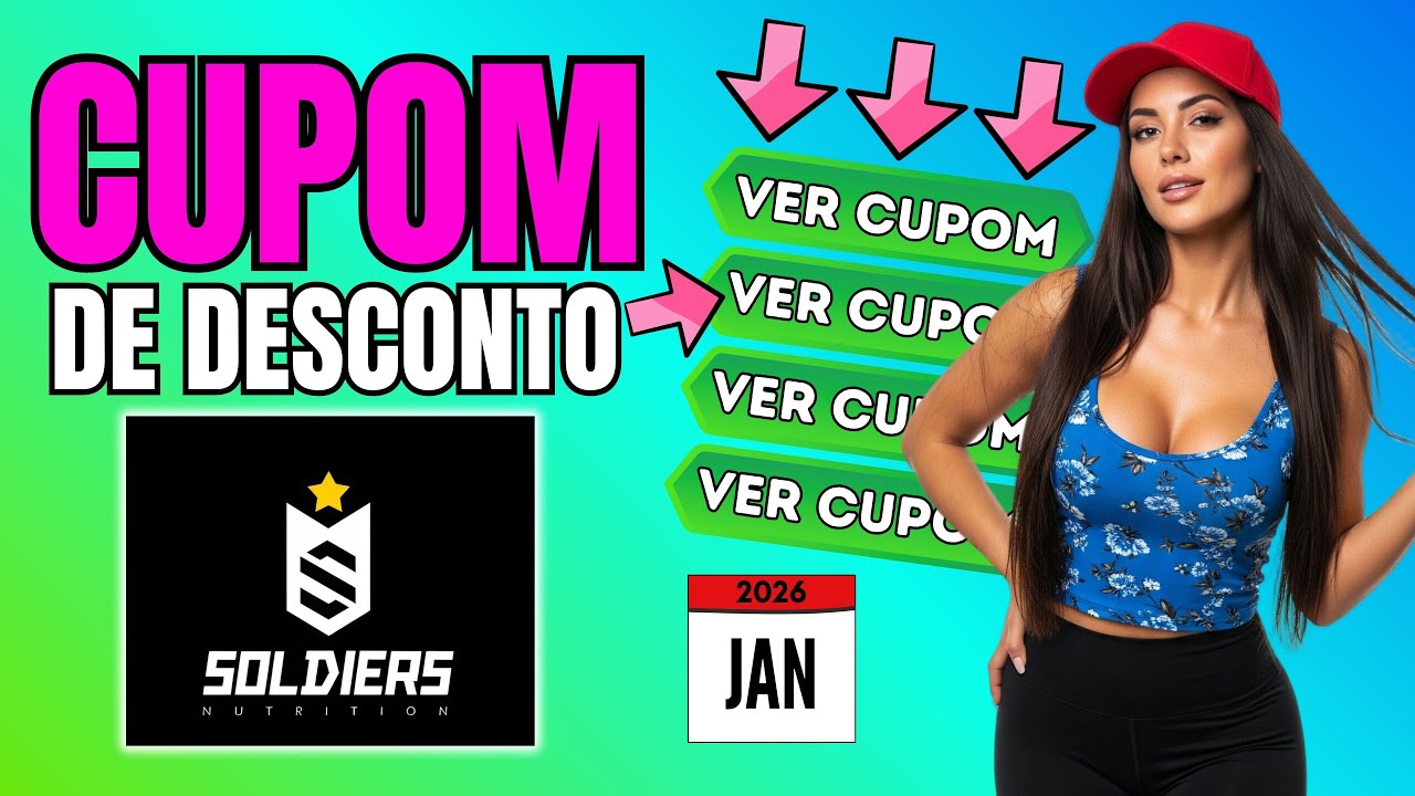 CUPOM SOLDIERS NUTRITION JANEIRO 2026 - CUPOM DE DESCONTO SOLDIERS NUTRITION - 15/01/2026