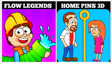 Flow Legends vs Home Pins - Android iOS Mobile Gameplay Walkthrough @KLSKINBOX