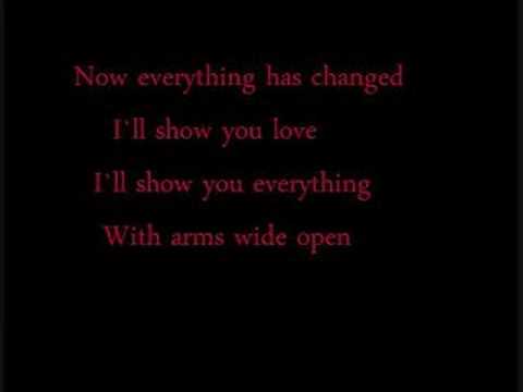 Creed - with arms wide open (lyrics)