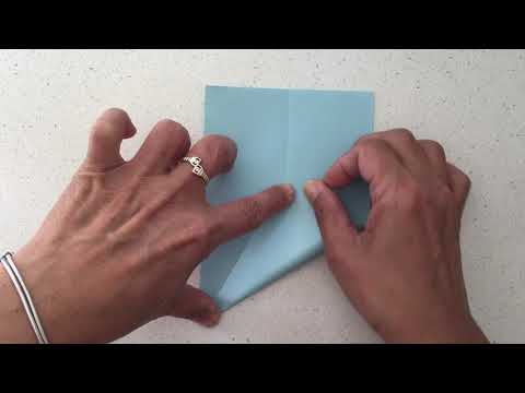 Folding an equilateral triangle