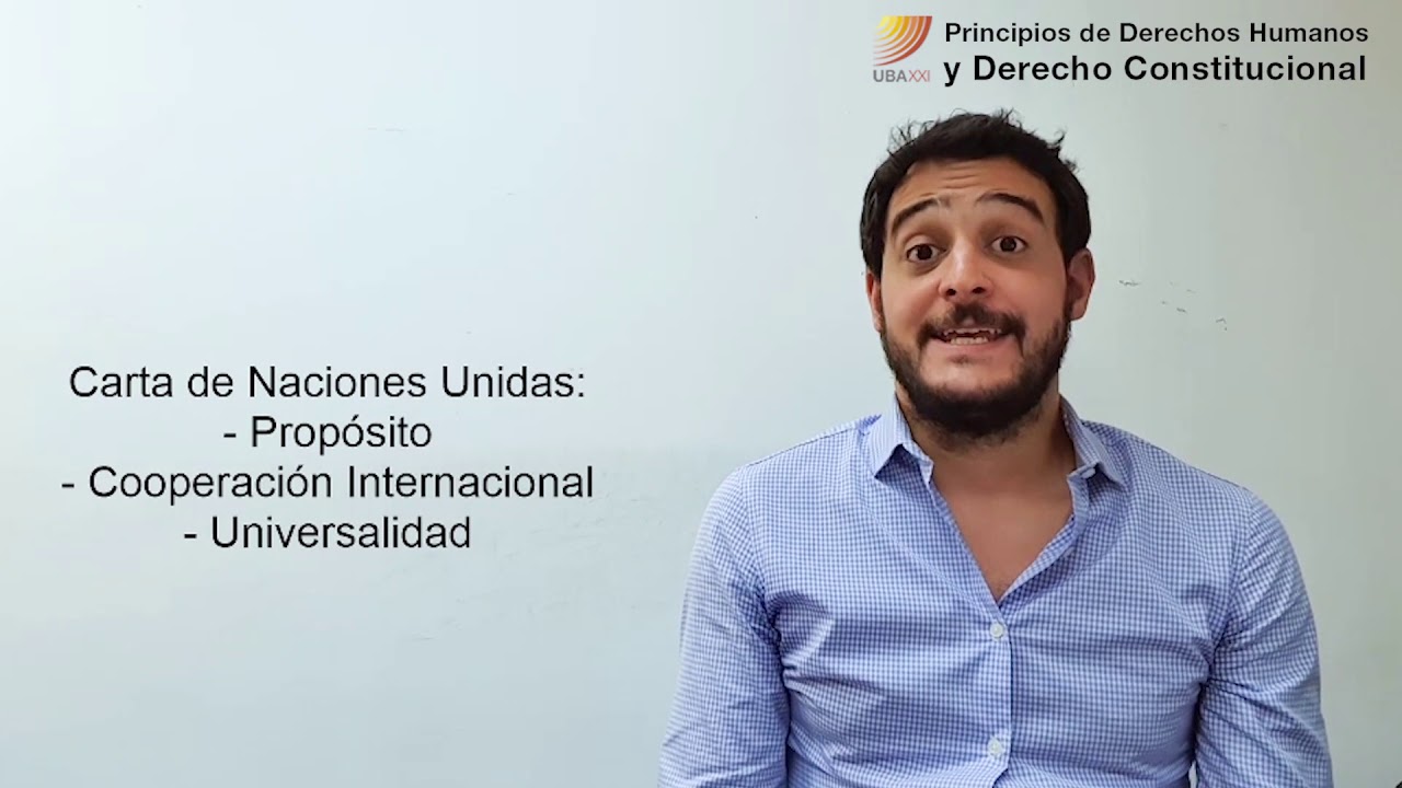 20. La Carta de la ONU y la Declaración Universal