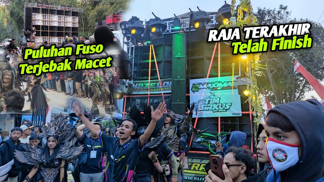 Sang Raja Terakhir K5 MAXIMAL Finish tembus Pagi 🔥Puluhan Fuso Terjebak Macet di Garis Finish