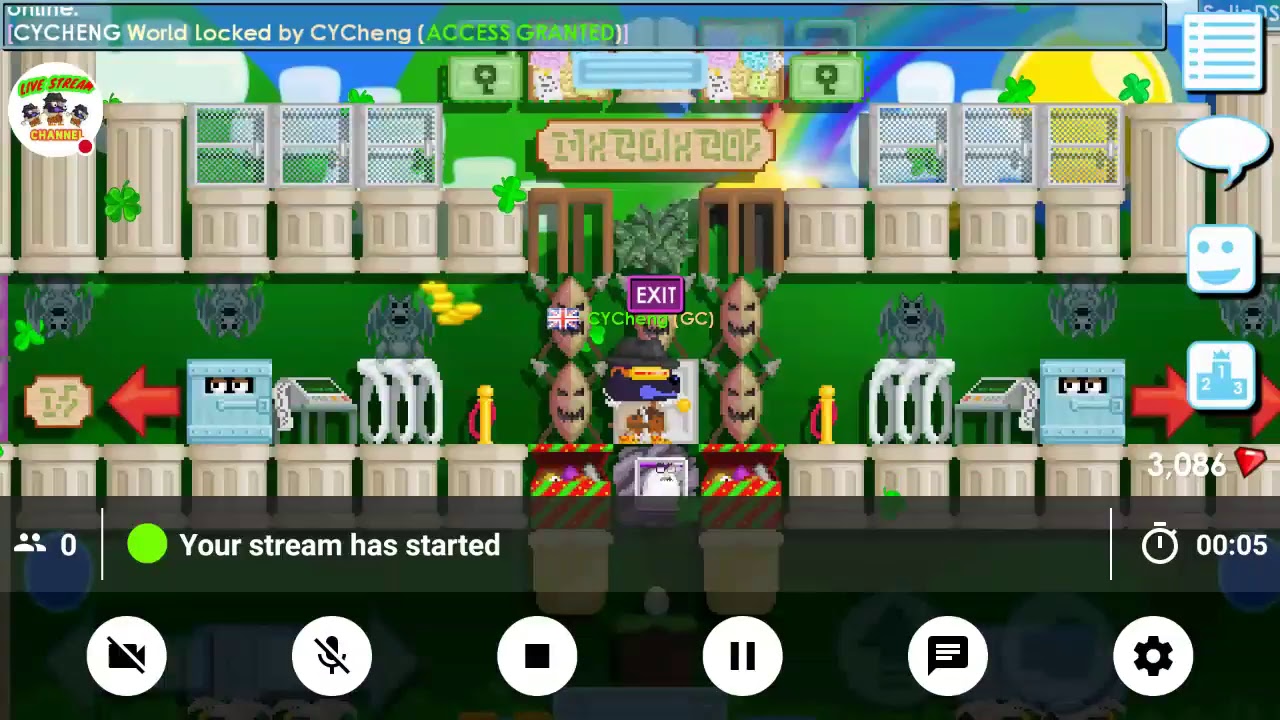 Growtopia | LiveStream CHILL And Breaking [World CYCHENG ] Come Join Us DONATE PLS !