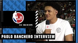 Paolo Banchero on what a SUCCESSFUL rookie year looks like 🍿 | NBA Summer League