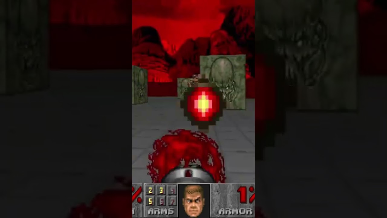 When you finally kill the Cyberdemon and waste all of your rocket bullets