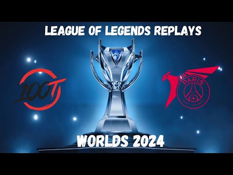 100 THIEVES VS PSG TALON - MAPA 2 - PLAY-IN 3 - WORLDS - 2024 - LEAGUE OF LEGENDS REPLAYS