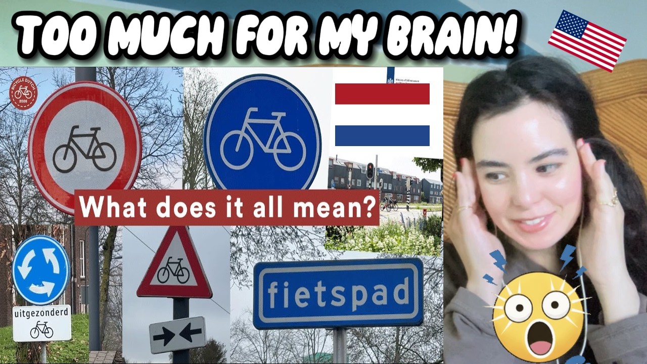 American Girl Reacts to Want to ride a bike in the Netherlands? Learn the rules!